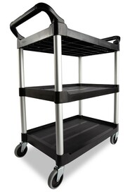 Utility Cart 3 Shelves 3424-88 with Swivel Casters #RB342488NOI