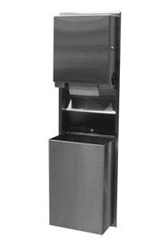 Touch-Free Paper Dispenser and Waste Receptacle Unit 56" Bobrick B-39617 CLASSIC, 68 L #BO0B3961700