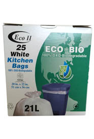 Sacs à ordures OXO-Biodégradables, 20 X 22 #GO720257000