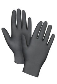 Black Nitrile Gloves 6 MiLS Powder Free #SE0DN1060XL