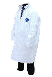 Tyvek Disposable Lab Coats White #TQSAV174000