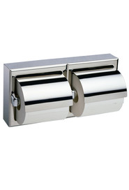 B-6999 Double Toilet Tissue Dispenser with Protection Hood #BO006999000