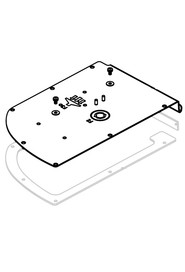 Electronics plate assy painted silver #NA902269000
