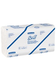 45957 SCOTT White Multifold Hand Towels, 25 x 175 Sheets #KC045957000