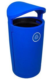 EURO Poubelle extérieur pour le recyclage mixte 36 gal #BU104423000