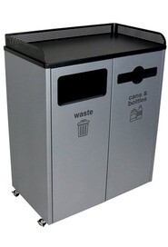 COURTSIDE Foodservice Recycling Station 64 Gal #BU100926000