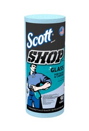 32896 Scott Blue Roll Shop Towels for Glass and Chrome #KC032896000