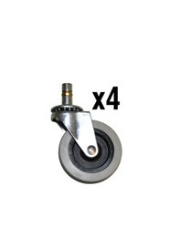Casters 2.5"- 4" With Stem For 7380 #PR001859135