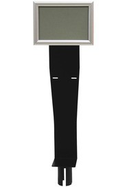 Sign & Dispenser Holder for Crowd Control Post #TQSGU791000