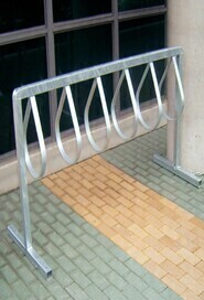 Bike Rack Galvanized Steel for 12 Bicycles #TQ0ND921000