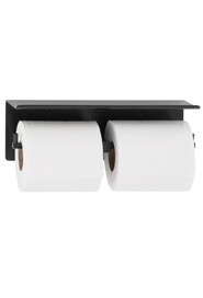 B-540 Double Roll Toilet Tissue Dispenser with Shelf #BO0B540MBLK