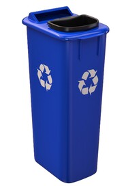 MOBILIA Poubelle de recyclage avec couvercle 15 gal #NI58MODUOBL