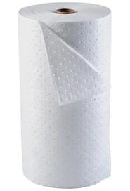 White Absorbent Roll for Oil Spill Only, 15" x 150' #TQSAH466000