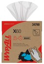 Wypall X60 Chiffons de nettoyage en boîte pop-up blanc #KC034790000