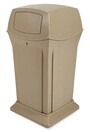 9171 RANGER Outdoor Waste Container with Lid 45 Gal #RB917188BEI