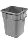 Square Waste Container 28 Gals. Without Lid Brute #RB003526GRI