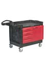 Working Cart with Drawers and Lockable Doors Rubbermaid 4533-88 #RB453388NOI