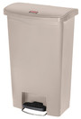 STREAMLINE Plastic Step-On Waste Container 13 Gal #RB188345800