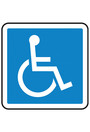 Enseigne pictogramme pour toilette handicapé #TQSAW814000