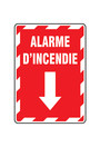 Bilingual Safety Sign "Fire Alarm" #TQSAZ618000