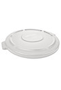 2631 BRUTE Flat Lid for 32 Gal Round Waste Containers #RB002631BLA