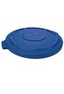 2631 BRUTE Flat Lid for 32 Gal Round Waste Containers #RB002631BLE