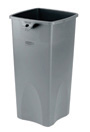 3569-88 UNTOUCHABLE Square Waste Container 23 gal #RB356988GRI