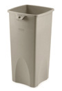 3569-88 UNTOUCHABLE Square Waste Container 23 gal #RB356988BEI