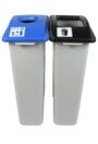 WASTE WATCHER Cans and Bottles Recycling Containers 46 Gal #BU100958000