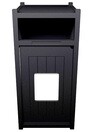 VISION Outdoor Waste Container with Panel 30 Gal #BU104674000
