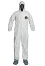 Proshield 50 Protection White Microporous Coverall with Boots #TQSFQ747000