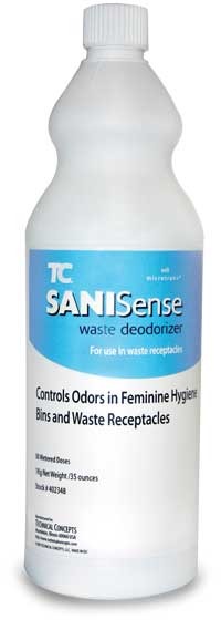 Poudre désodorisante et désinfectante pour contenants SaniSense #TC402348000