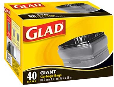 Giant Garbage Bags Glad #CL008004900