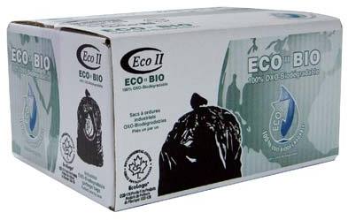 26" x 36" Clear Garbage Bags Strong Oxo-Biodegradable #GO033331TRA