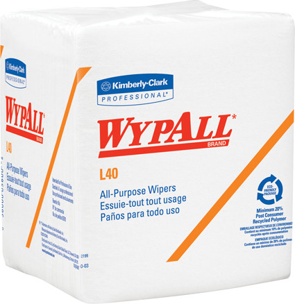 05701 Wypall L40 White Quaterfold Extra Absorbent Towels #KC005600000