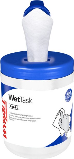 WETTASK Lingettes pour désinfectants à base d'eau de javel #KC077320000