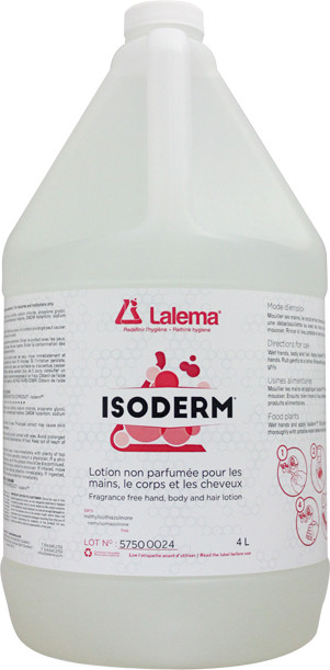 Fragrance-Free Hand, Body and Hair Lotion Isoderm #LM0057504.0