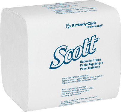 Papier hygiénique entrelacé plié Scott 48280, 2 plis, 36 x 250 par caisse #KC048180000