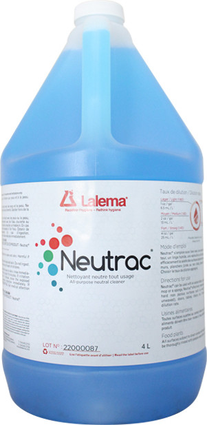 NEUTRAC Fragrance Free Low Foam Neutral Cleaner #LM0022004.0