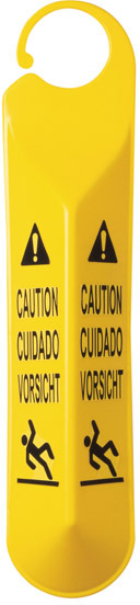 Yellow Hanging Safety Sign #RB006110JAU