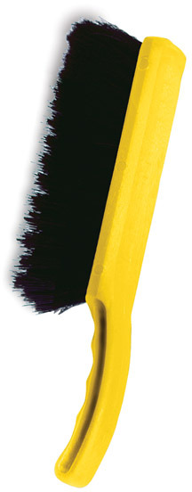 Brosse de comptoir jaune avec poils noirs #RB006341000