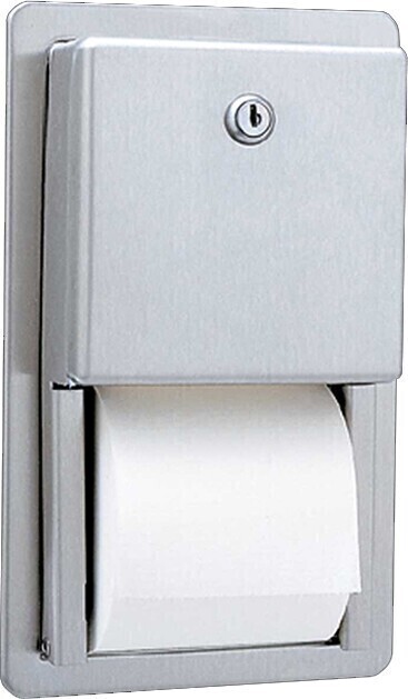 B-4388 CounturaSeries, Double Semi-Recessed Toilet Tissue Dispenser #BO0B4388000