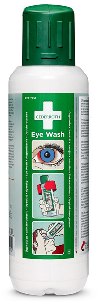 Eyewash Bottle 500 mL Cederroth #SE07251A000