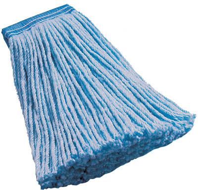 Synthetic Fiber Cutted-End Wet Mop Narrow Band Blue #RB00F131BLE