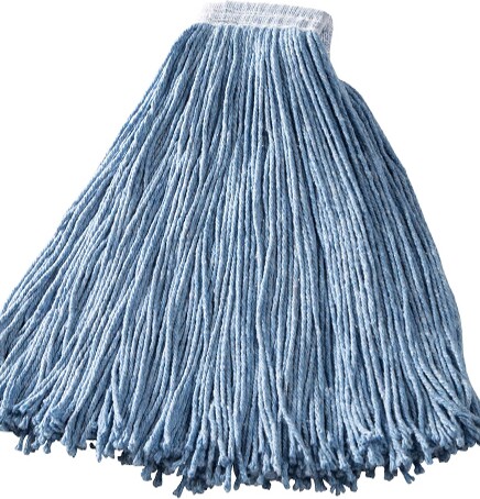 Dura Pro, Synthetic Wet Mop, Wide Band, Cut-end, Blue #RB00F557BLE