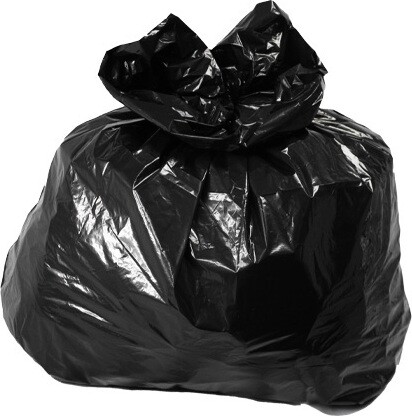 12" x 12" Garbage Bags Black Regular #WD012X12NOI