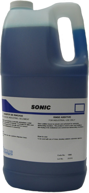 Additif de rinçage concentré pour lave vaisselle automatique SONIC #VM00106004L