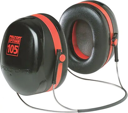 Behind-the-Head Earmuff Hearing Conservation Optime 105 H10B #TQ0SC162000