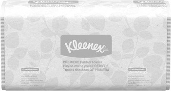 Essuie-mains pliés Kleenex Premiere, 7,8" x 12,4" #KC013253000