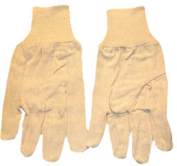 Cotton gloves, knit wrist #TR000T8K000